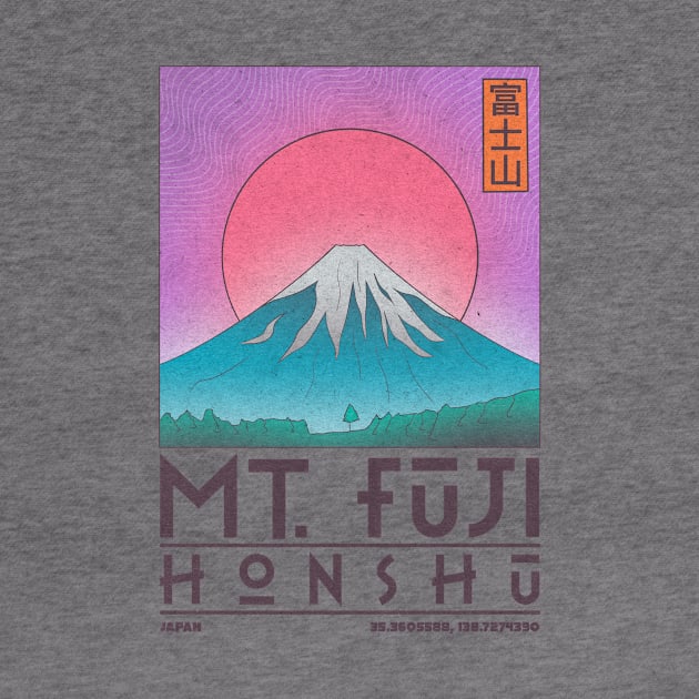 Mt Fuji, Honshu, Japan by JDP Designs